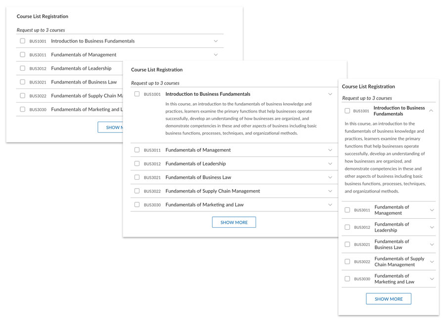 Online Application Redesign