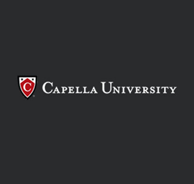 Thumbnail image for the Capella University Web Design project showing the Capella University logo against a black background.