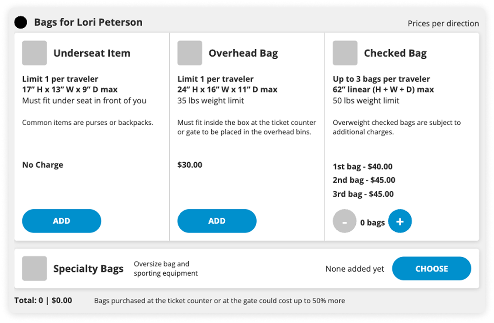 Cropped image of the prototype design that was tested.